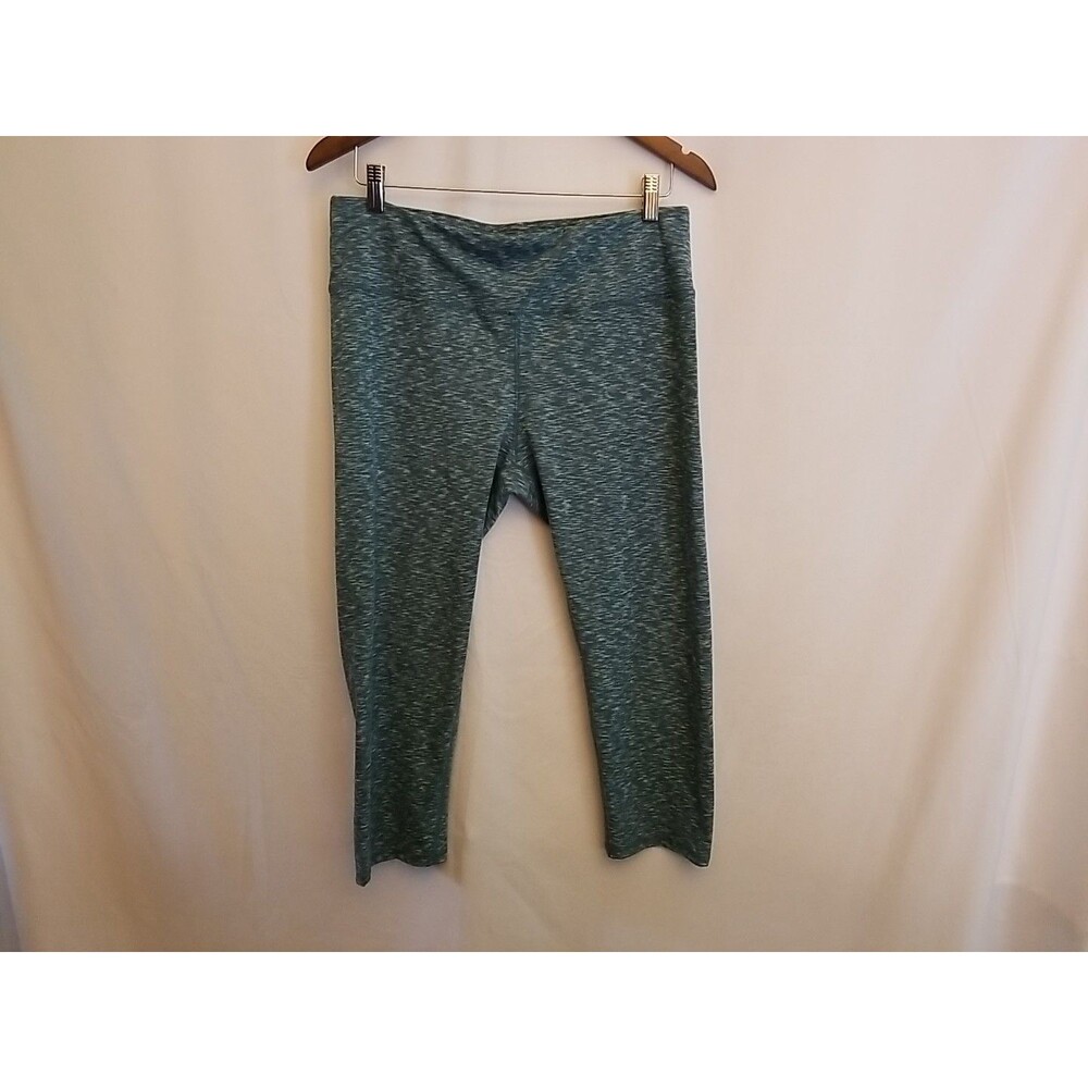 RBX Leggings Women's Heather Green Crop Length Athletic Pants Size XL
